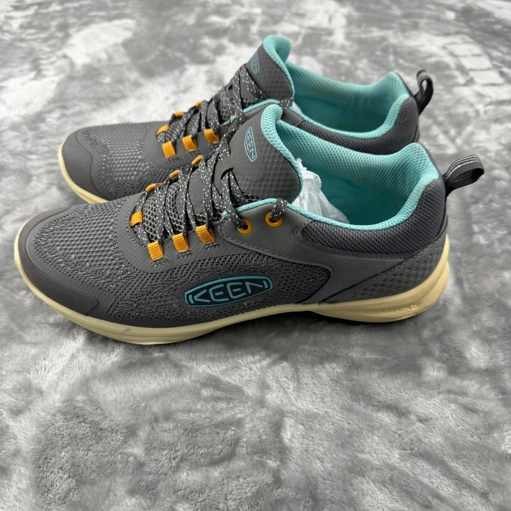 KEEN Terradora Speed Womens Shoes Grey Aqua Orange Size 10 Hiking Gorpcore‎